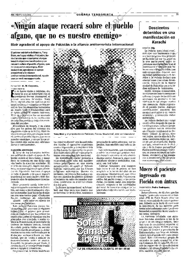 ABC SEVILLA 06-10-2001 página 21