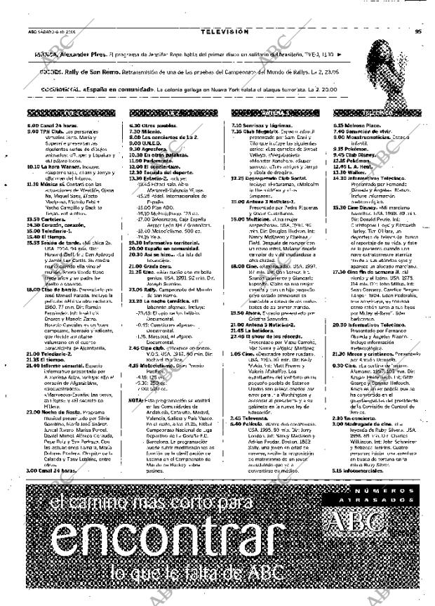 ABC SEVILLA 06-10-2001 página 95