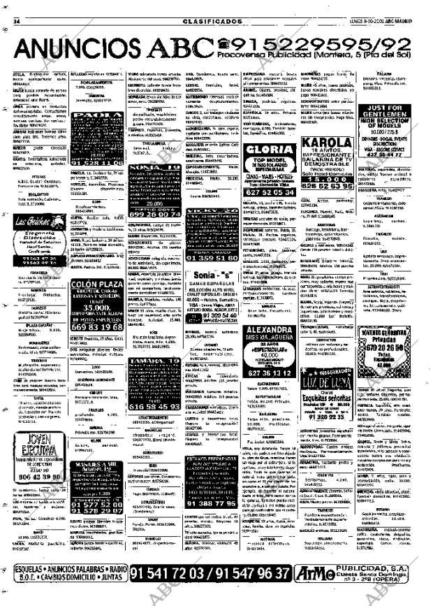 ABC MADRID 08-10-2001 página 134