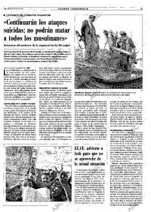 ABC MADRID 10-10-2001 página 21