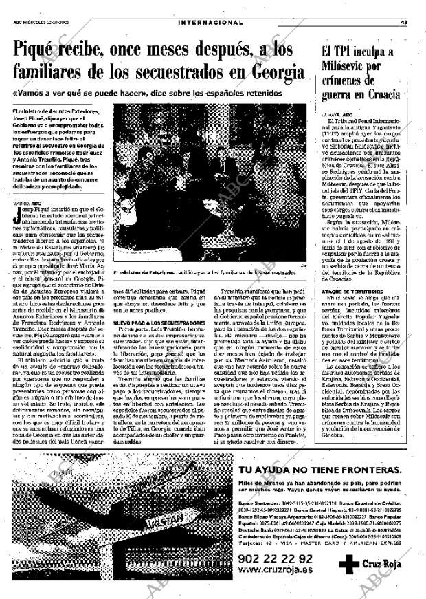 ABC MADRID 10-10-2001 página 43