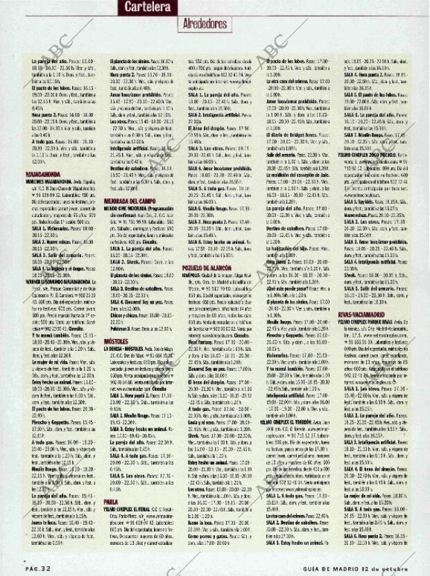 ABC MADRID 12-10-2001 página 156