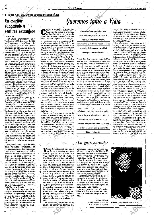 ABC MADRID 12-10-2001 página 48