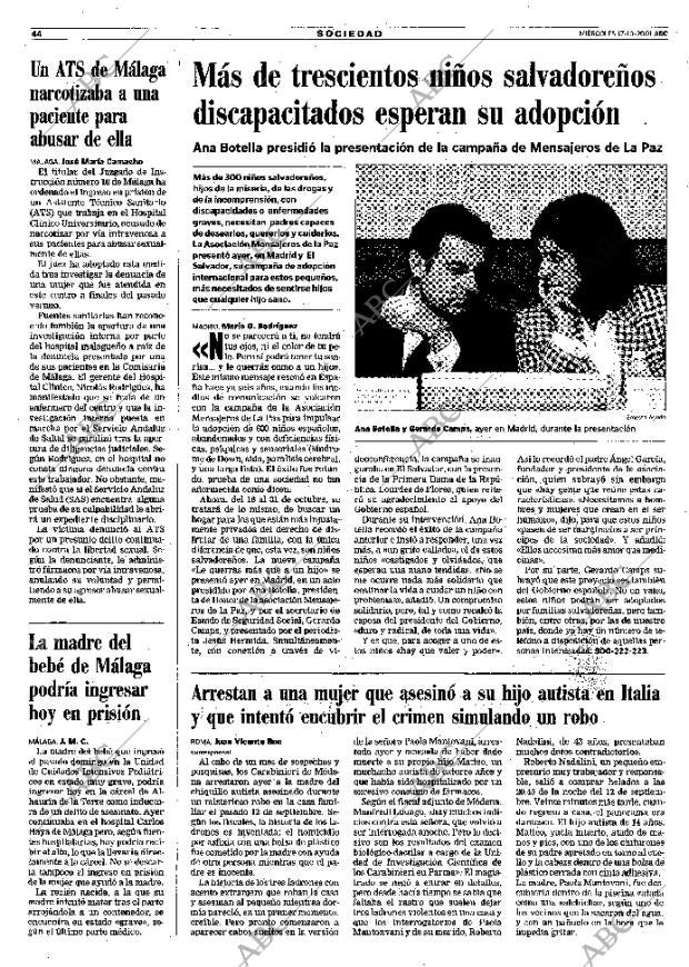 ABC MADRID 17-10-2001 página 44