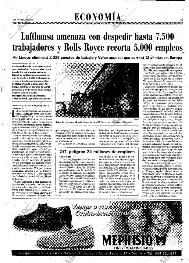 ABC SEVILLA 20-10-2001 página 61