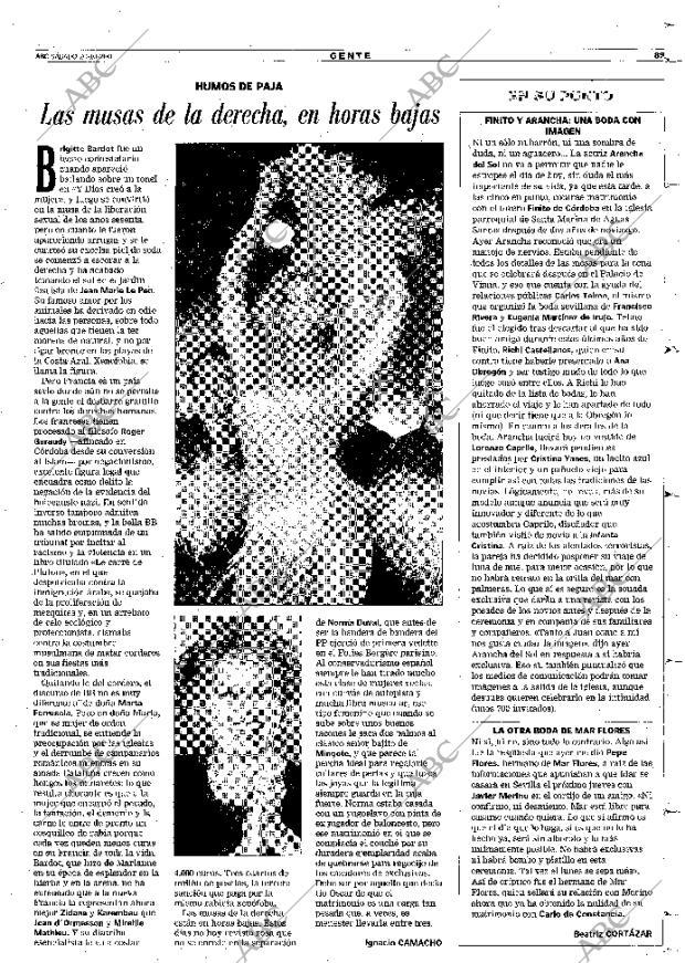 ABC SEVILLA 20-10-2001 página 89