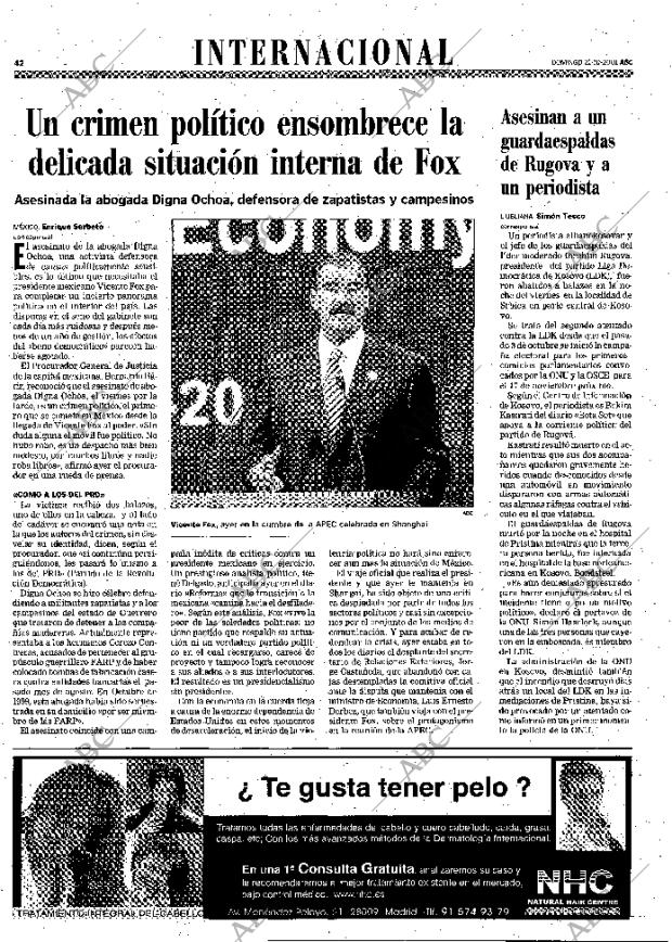 ABC MADRID 21-10-2001 página 42