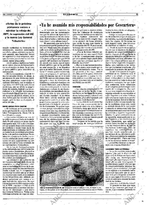 ABC MADRID 21-10-2001 página 51