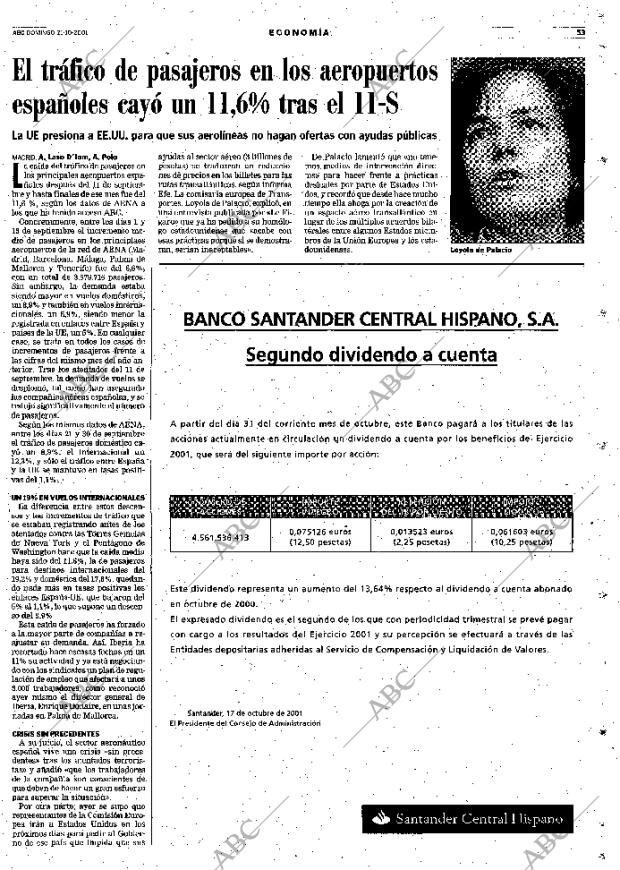 ABC MADRID 21-10-2001 página 53