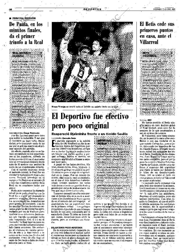 ABC MADRID 21-10-2001 página 58