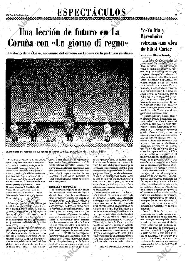 ABC MADRID 21-10-2001 página 73
