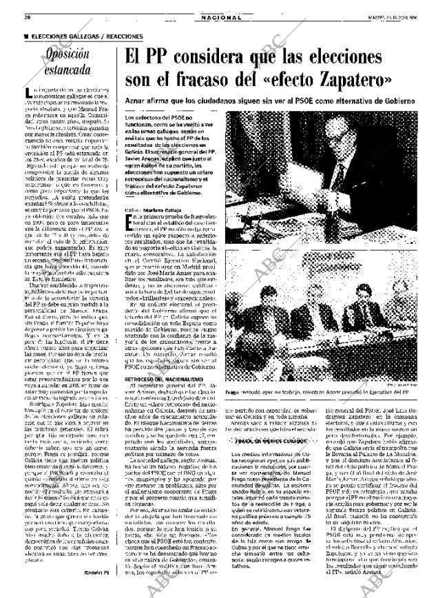 ABC MADRID 23-10-2001 página 28