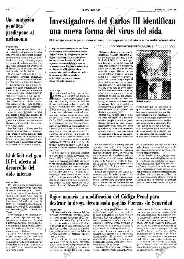 ABC MADRID 23-10-2001 página 44