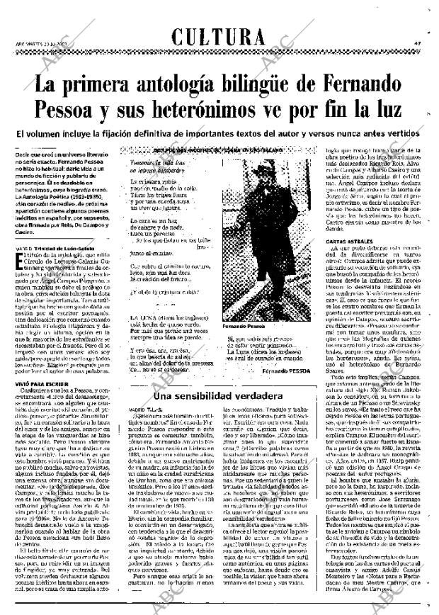 ABC MADRID 23-10-2001 página 47