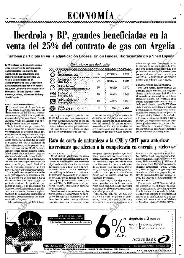 ABC MADRID 23-10-2001 página 49