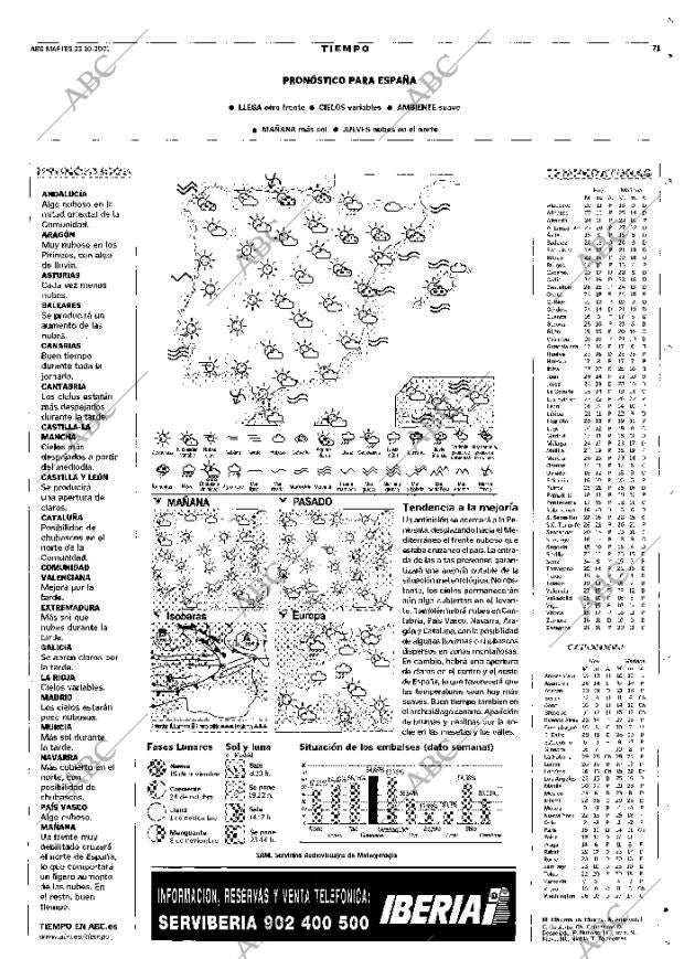 ABC MADRID 23-10-2001 página 71