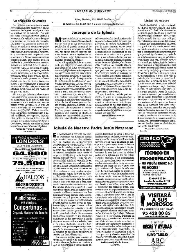 ABC SEVILLA 24-10-2001 página 12