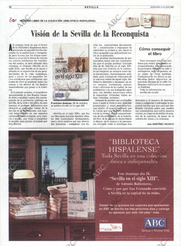 ABC SEVILLA 24-10-2001 página 42