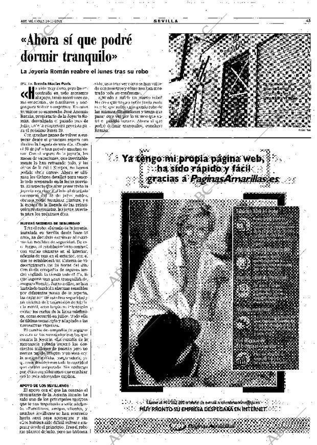 ABC SEVILLA 24-10-2001 página 43
