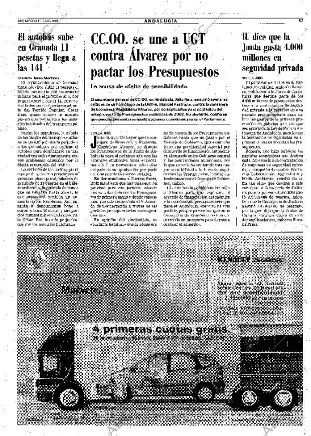 ABC SEVILLA 24-10-2001 página 57