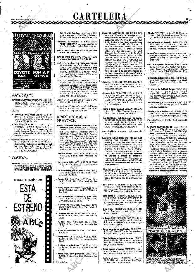 ABC SEVILLA 24-10-2001 página 71