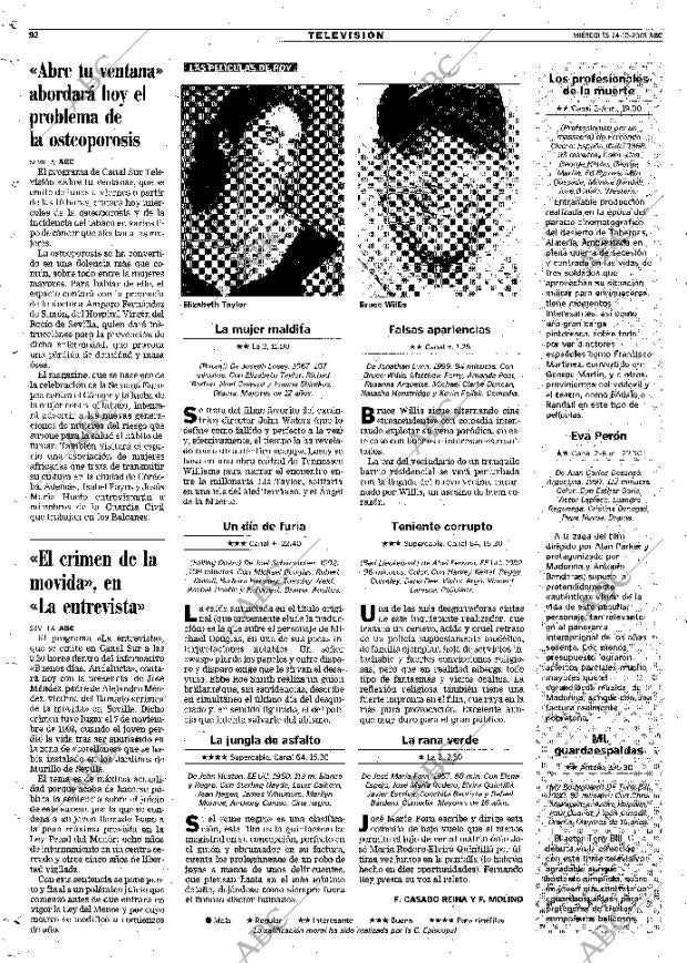 ABC SEVILLA 24-10-2001 página 92