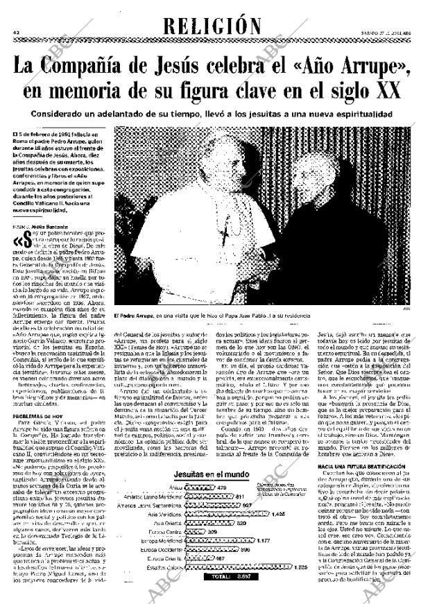 ABC MADRID 27-10-2001 página 42