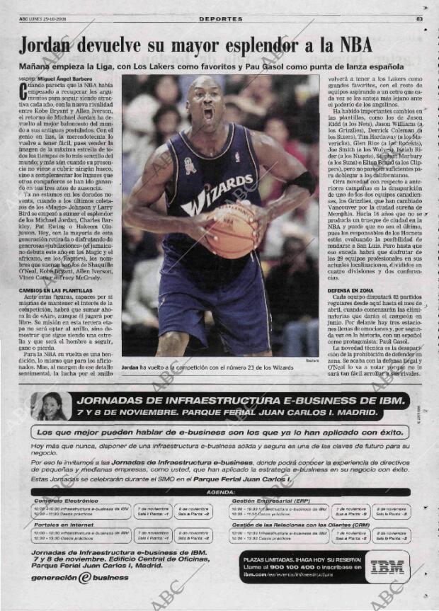 ABC MADRID 29-10-2001 página 63