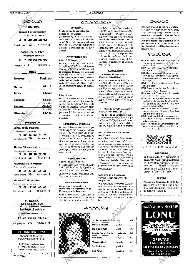 ABC SEVILLA 02-11-2001 página 47