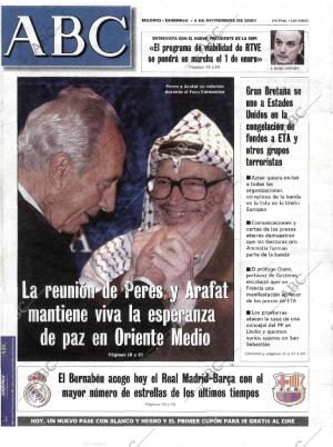 ABC MADRID 04-11-2001 página 1