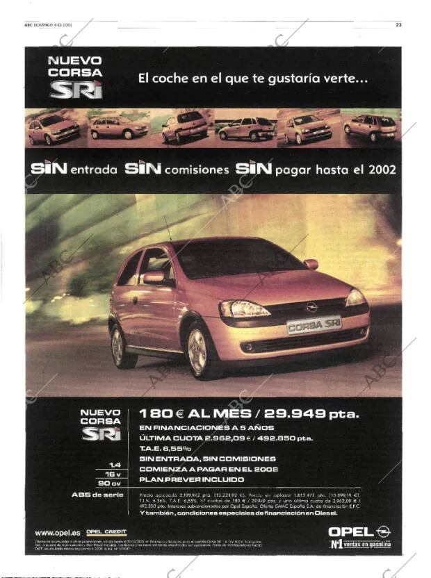 ABC MADRID 04-11-2001 página 23