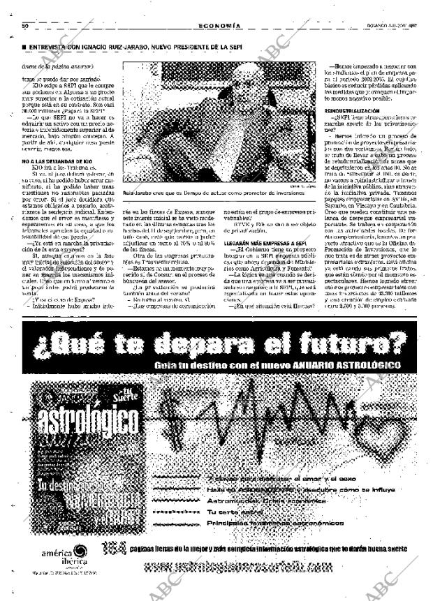 ABC MADRID 04-11-2001 página 50