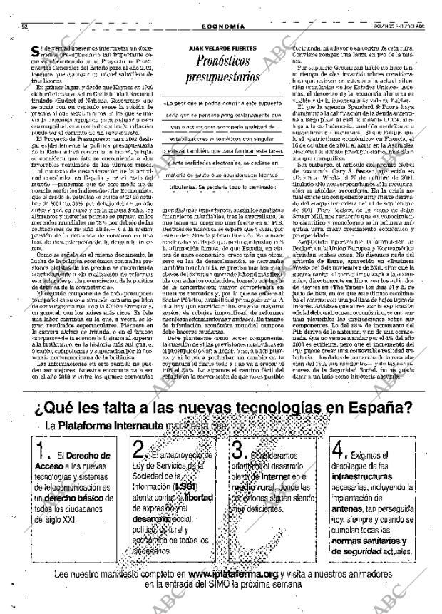 ABC MADRID 04-11-2001 página 52