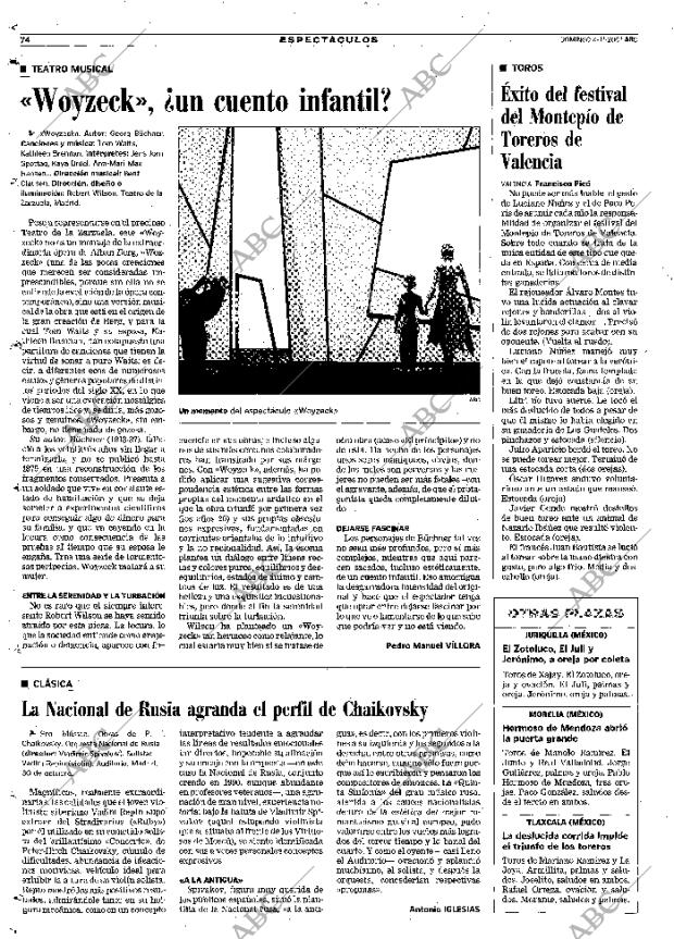 ABC MADRID 04-11-2001 página 74