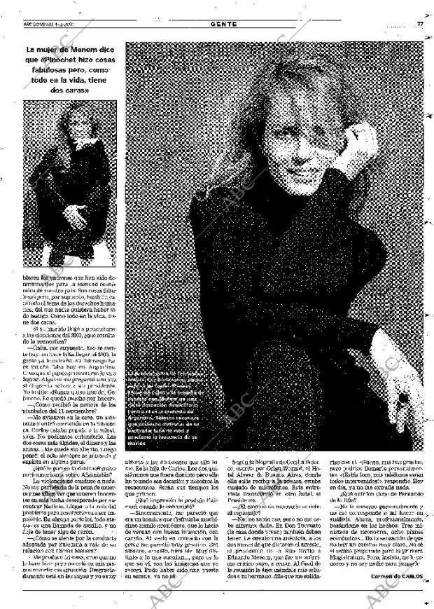 ABC MADRID 04-11-2001 página 77
