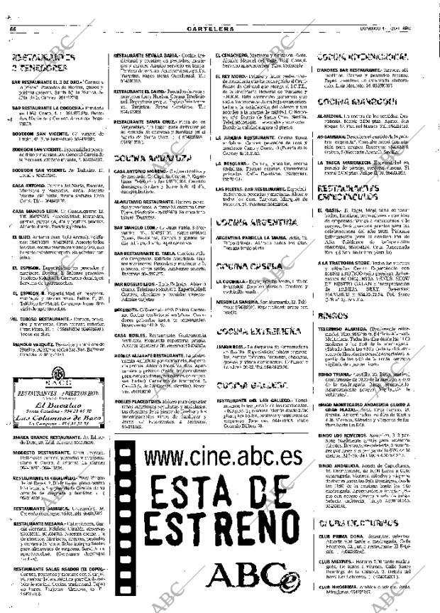 ABC SEVILLA 04-11-2001 página 66