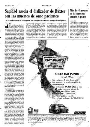 ABC MADRID 05-11-2001 página 45
