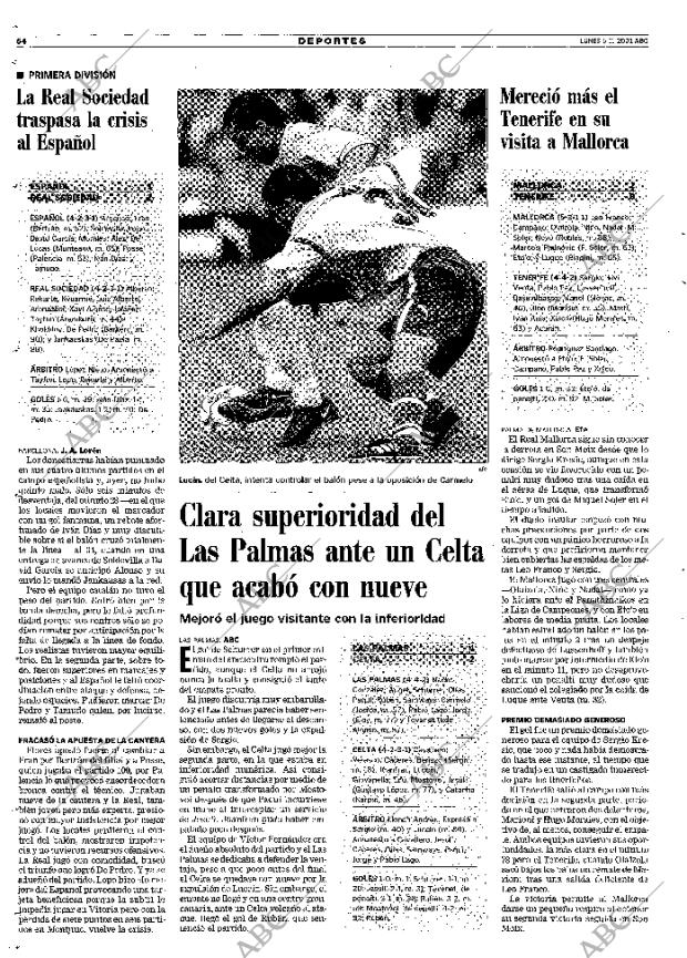 ABC MADRID 05-11-2001 página 64