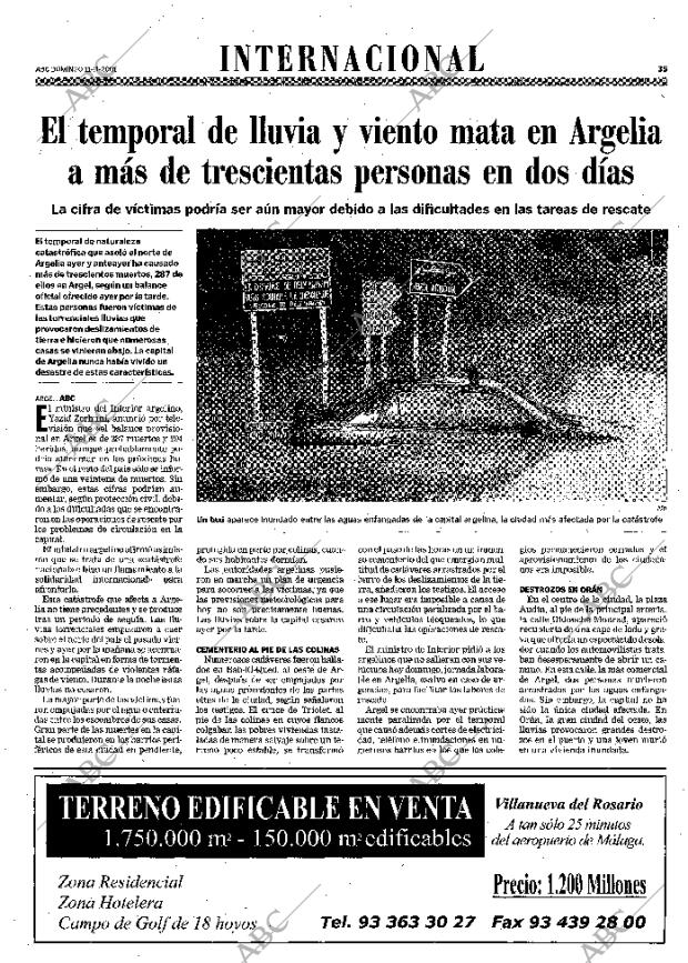 ABC MADRID 11-11-2001 página 35