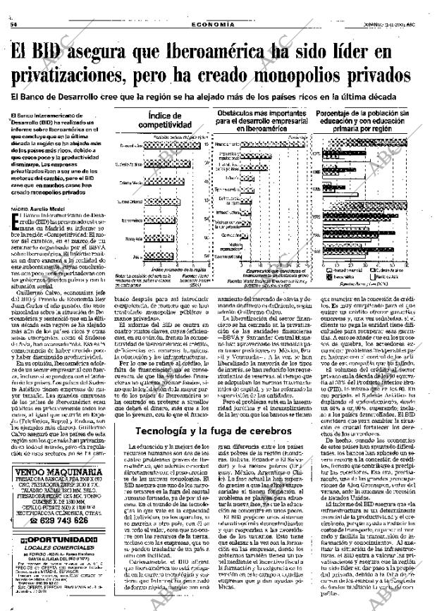 ABC MADRID 11-11-2001 página 54