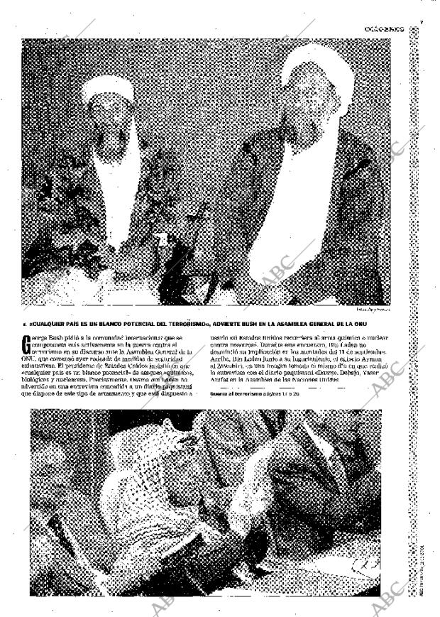 ABC MADRID 11-11-2001 página 7