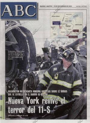 ABC MADRID 13-11-2001 página 1