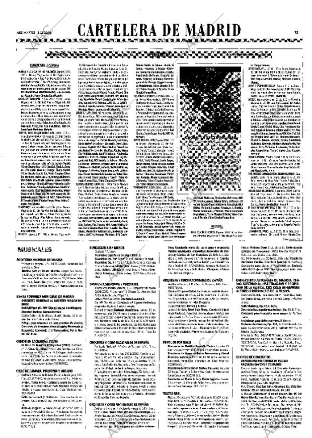 ABC MADRID 13-11-2001 página 101