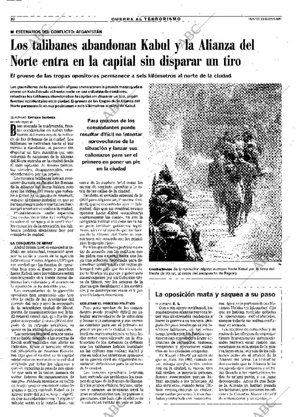 ABC MADRID 13-11-2001 página 30