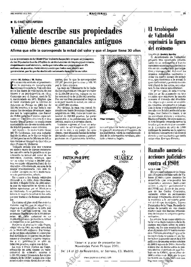 ABC MADRID 13-11-2001 página 35