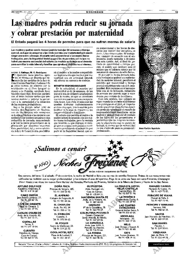 ABC MADRID 13-11-2001 página 43