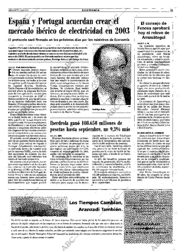 ABC MADRID 13-11-2001 página 55