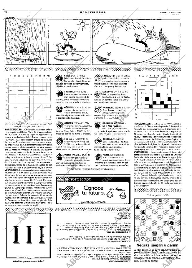 ABC MADRID 13-11-2001 página 76