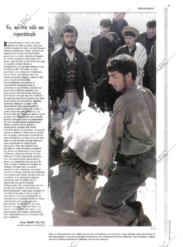 ABC MADRID 13-11-2001 página 9