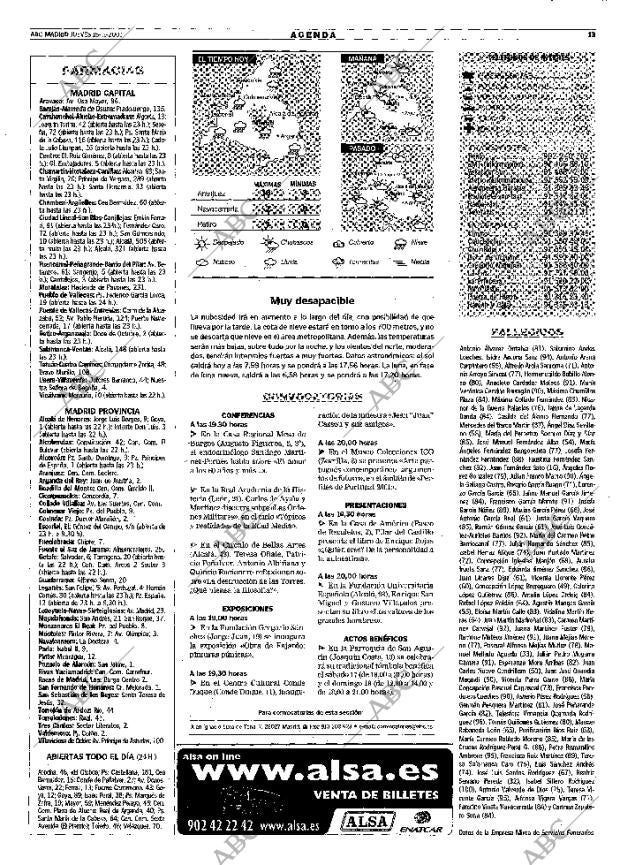 ABC MADRID 15-11-2001 página 105